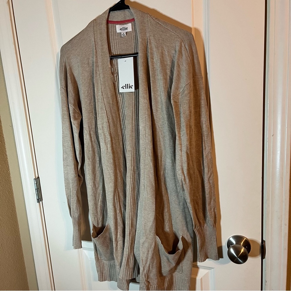Ellie Ribbed Open Cardigan